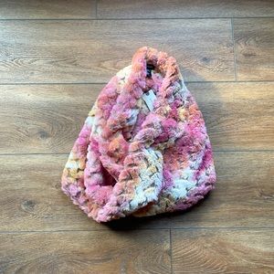 Remy Faux Fur Cowl Scarf in Pink from Anthropologie
